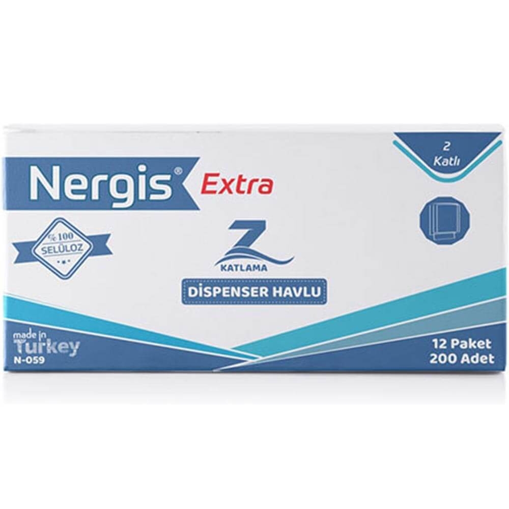 Nergis Z Katlama Dispenser Havlu 12*200 LÜ
