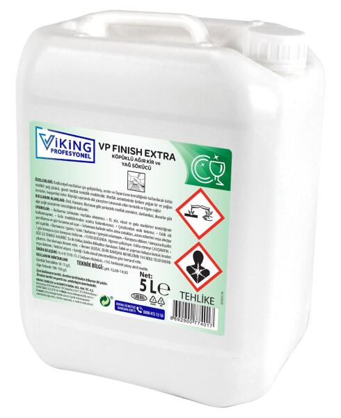 VP FINISH EXTRA KÖPÜKLÜ AĞIR KİR VE YAĞ SÖKÜCÜ 5 L