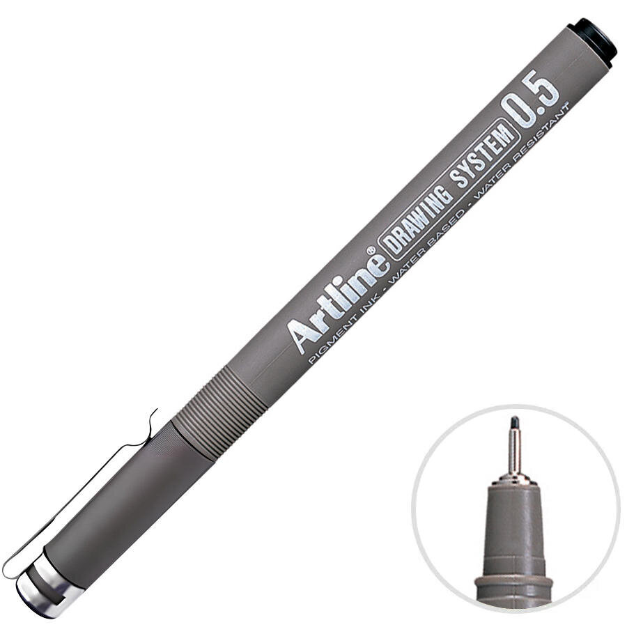 Artline 235 Çizim Kalemi 0.5 mm Siyah