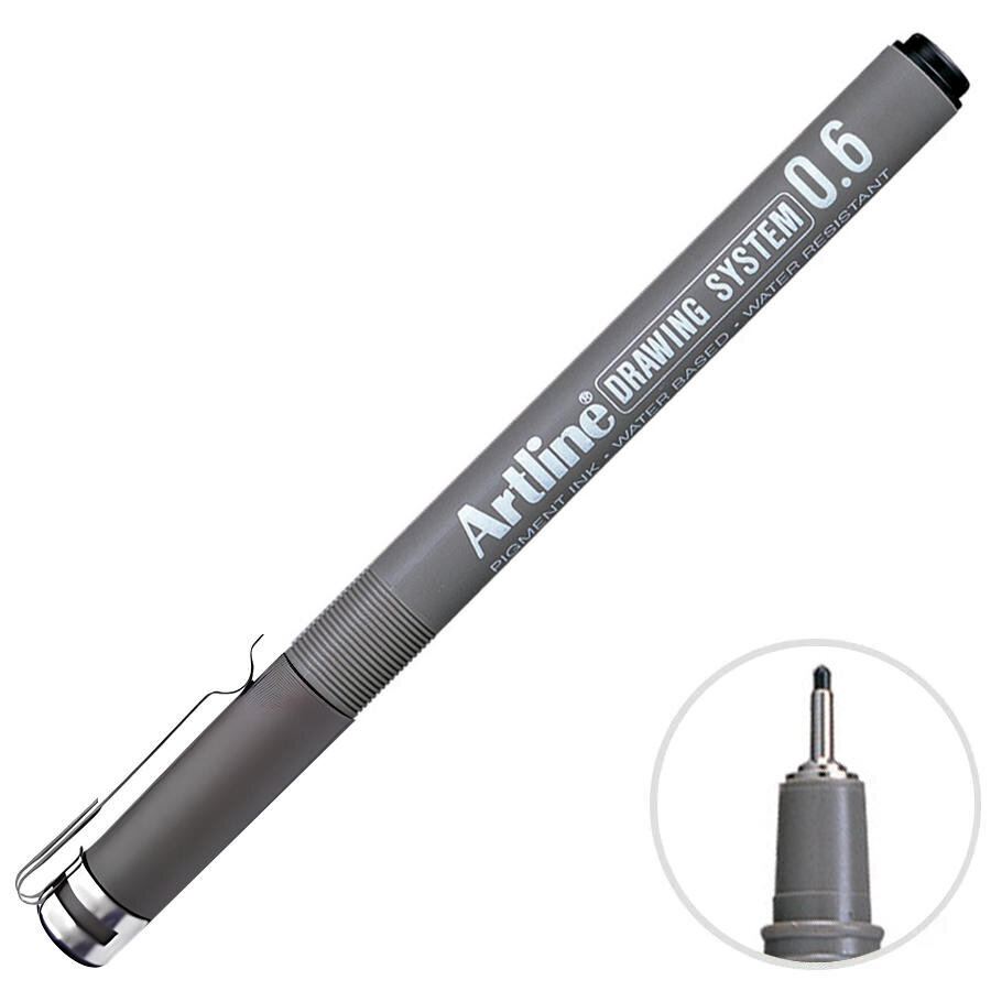 Artline 236 Çizim Kalemi 0.6 mm Siyah