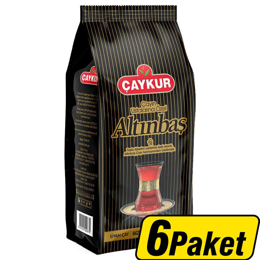 Çaykur Altınbaş Çay 2000 g x 6 Paket - Koliyle Al Kazan