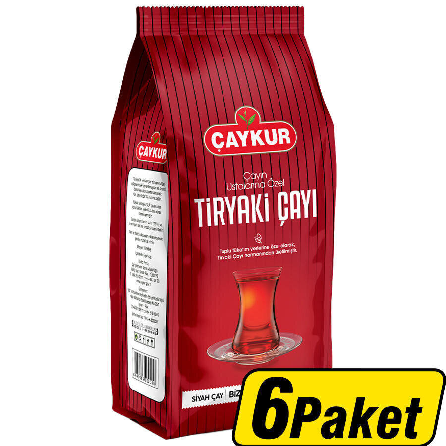 Çaykur EDT Tiryaki Çayı 2000 g x 6 Paket - Koliyle Al Kazan