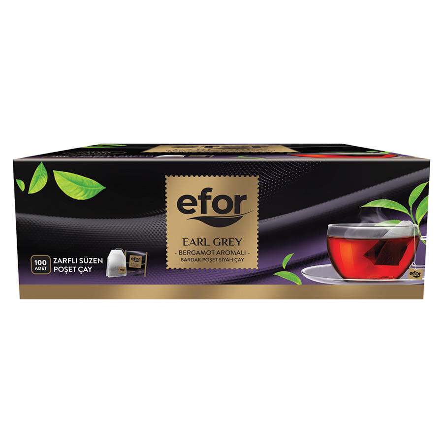 Efor Earl Grey Demlik Poşet Çay 100'lü