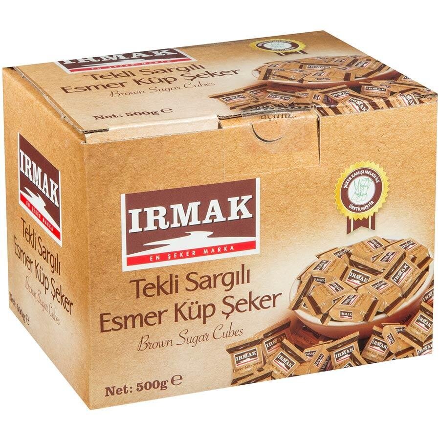 Irmak Tek Sargılı Esmer Küp Şeker 500 gr