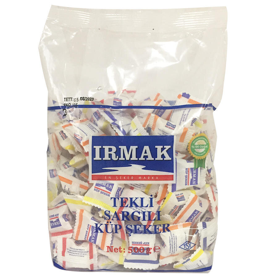 Irmak Tek Sargılı Küp Şeker 500 gr