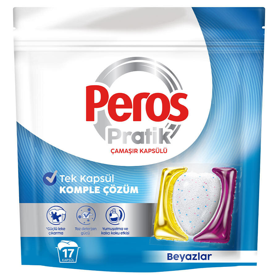 Peros Pratik Beyazlar Çamaşır Kapsülü 17'li