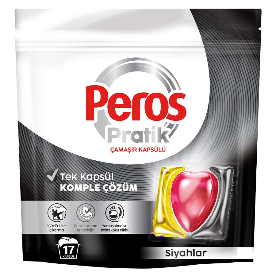 Peros Pratik Siyahlar Çamaşır Kapsülü 17'li