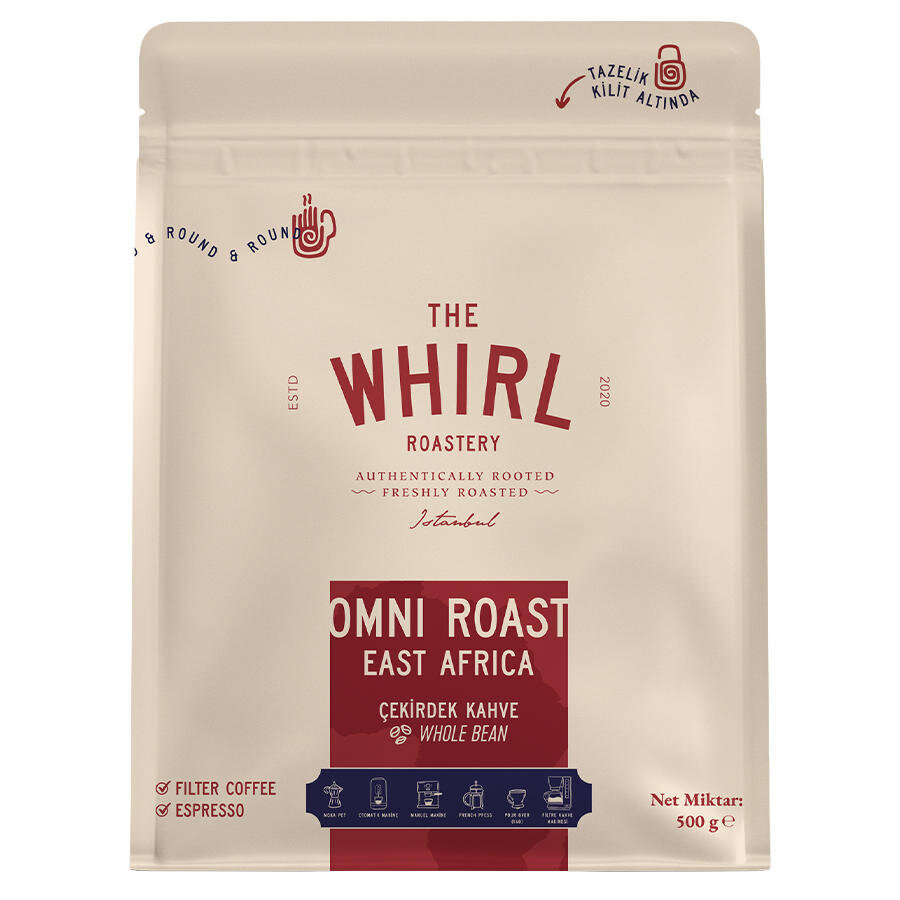 The Whirl Africa Omni Roast Çekirdek Kahve 500 g