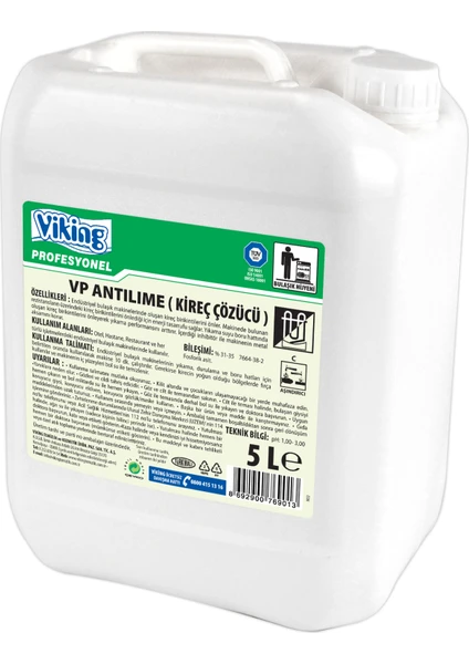 VP ANTILIME MAKİNE KİREÇ SÖKÜCÜ  5 L